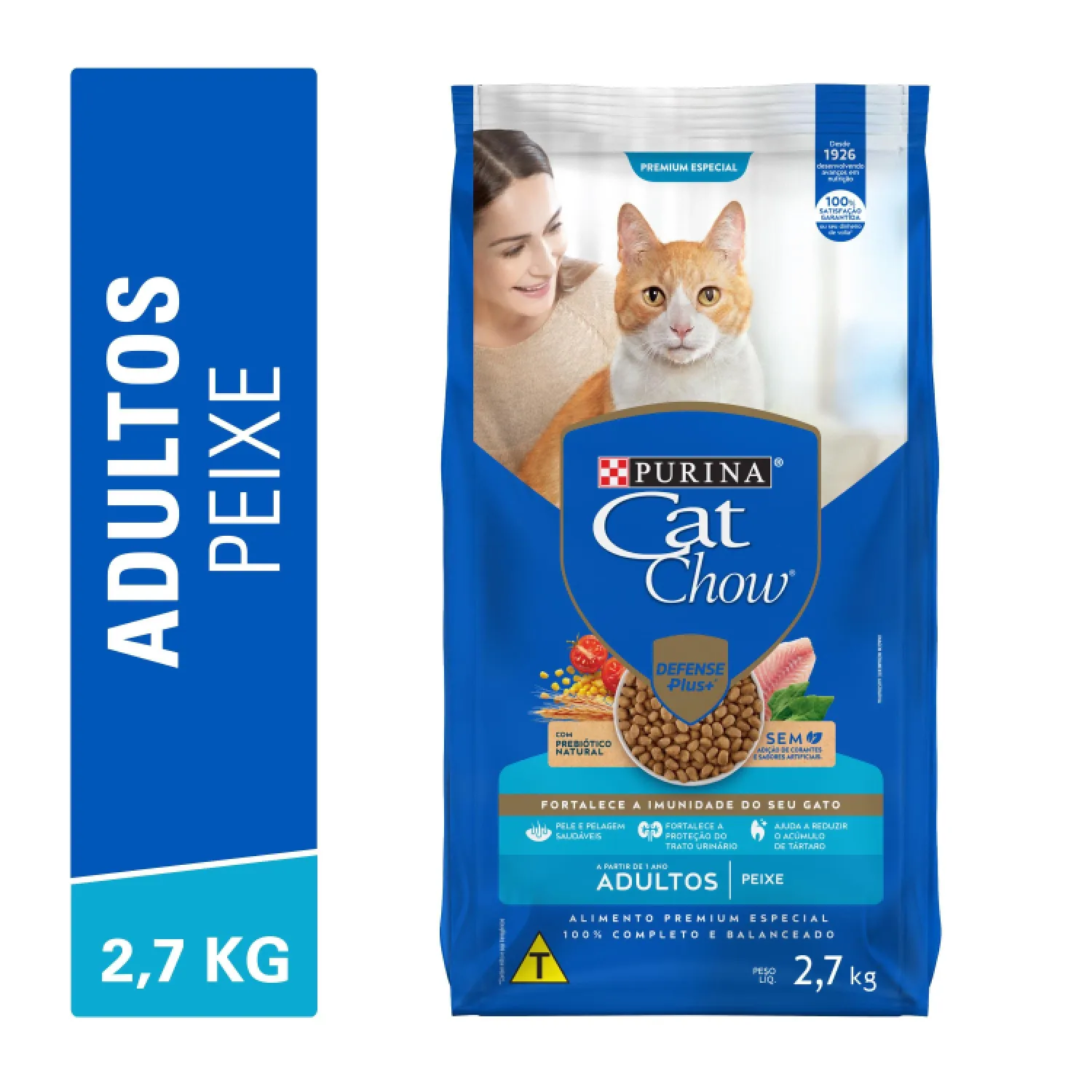 Ração Cat Chow Gatos Adultos Peixe